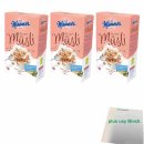 Manner Knusper Müsli 3er Pack (3x500g Packung) + usy Block