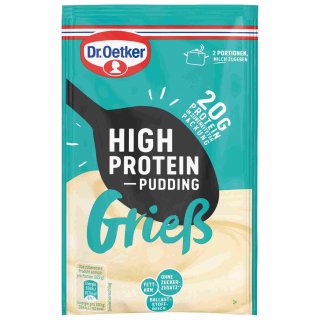 Dr. Oetker High Protein Pudding Grieß (65g Beutel)