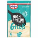 Dr. Oetker High Protein Pudding Testpaket  (je 1x Beutel Grieß 65g, Schoko 58g, Vanille 55g) + usy Block