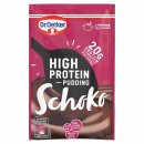 Dr. Oetker High Protein Pudding Testpaket  (je 1x Beutel Grieß 65g, Schoko 58g, Vanille 55g) + usy Block