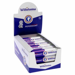 Wilhelmina Pepermunt Pastillen (24x40g Rolle Pfefferminzpastillen)