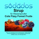 sodados Sirup Cola Fizzy Forest Fruits für Wassersprudler (0,5l PET-Flasche)