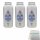 Johnsons Baby Powder 3er Pack (3x200g Flasche) + usy Block