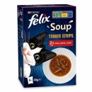 Felix Soup Tender Strips Land 6er Pack (6x288g Packung) + usy Block