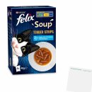 Felix Soup Tender Strips mit Fisch (6x48g Packung) + usy...