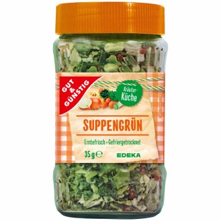 Gut&Günstig Suppengrün gefriergetrocknet (35g Dose)
