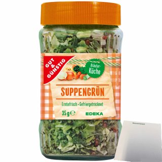 G&G Suppengrün gefriergetrocknet (35g Dose) + usy Block