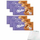 Milka Unser Unser Kaffee Date Kaffee & Keks Schokolade 6er Pack (6x100g Tafel) + usy Block