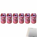 Jumbo Cola Raspberry Flavour zero sugar Special Edition 6er Pack (6x0,33l Dose Himbeer-Cola ohne Zucker) + usy Block