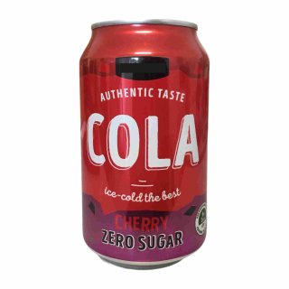 Jumbo Cola Cherry zero sugar (0,33l Dose Kirsch-Cola ohne Zucker)