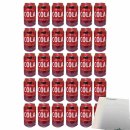 Jumbo Cola Cherry zero sugar 30er Pack (30x0,33l Dose Kirsch-Cola ohne Zucker) + usy Block