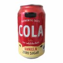 Jumbo Cola Vanilla zero sugar 6er Pack (6x0,33l Dose Vanille-Cola ohne Zucker) + usy Block