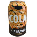 Jumbo Cola Cinnamon zero sugar 30er Pack (30x0,33l Dose Zimt-Cola ohne Zucker) + usy Block