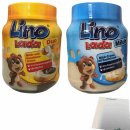 Podravka Lino Lada Testpaket (je1x400g Glas Duo Brotaufstrich, Milch Brotaufstrich) + usy Block