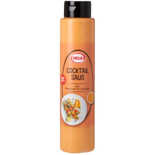 Hela Cocktailsauce mit Bruschetta Gewürz (800ml Flasche)