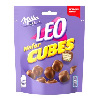 Milka Leo Wafer Cubes (150g Beutel)