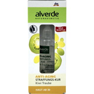 Alverde Anti-Aging Straffungsampullen 7 Tage Kur Kiwi Traube (10ml Flasche)