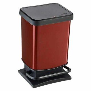 Rotho Treteimer Paso schwarz-rot (20L Stück)