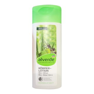 Alverde Körperlotion Olive Aloe Vera (250ml Flasche)