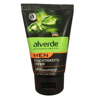 Alverde Men Feuchtigkeitscreme 24 h (50ml Tube)