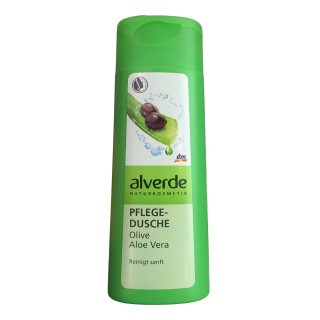 Alverde Pflegedusche Olive Aloe Vera (250ml Flasche)