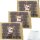 Schulte Dominosteine doppelt gefüllt Zartbitter 3er Pack (3x400g Packung) + usy Block