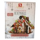 Lambertz Weiss Hexenhaus Lebkuchenhaus zum Selbstbauen 3er Pack (3x900g Packung) + usy Block
