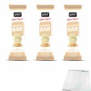 QNT Protein Bar Peanut White Chocolate 3er Pack (3x55g Riegel) + usy Block