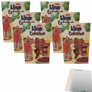Podravka Lino Cokolino Babybrei 6er Pack (6x200g Packung) + usy Block