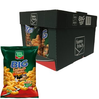 Funny Frisch Big Erdnuss Flippies Flips Knabberspaß (10x175g Beutel)