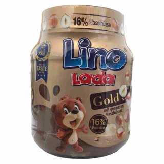Podravka Lino Lada Gold Milch- und Haselnuss-Creme (350g Glas)