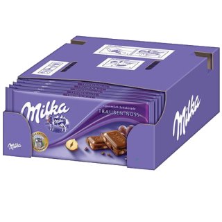 Milka Trauben-Nuss (22x100g Tafel)