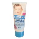 Babylove Dusche & Shampoo Panthenol von Kopf bis Fuß (200ml Tube)