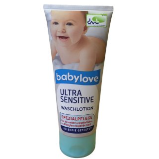 Babylove Ultra Sensitive Waschlotion Spezialpflege (200ml Tube)