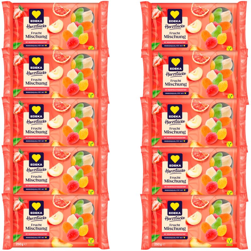 EDEKA Gelee Fruchtmischung VPE (10x250g Packung)