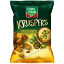 Funny Frisch Kruspers Cheese & Jalapeno Weizen-Kräcker (10x120g Packung)