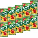 Gut&Günstig Paprika-Chips for Friends geriffelt Kartoffelchips VPE (10x200g Packung)