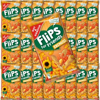 Gut und Günstig Erdnuss-Flips (25x200g Beutel)