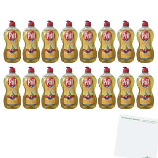Pril Kraft Gel Zitrone 16er Pack (16x450ml Flasche) + usy Block