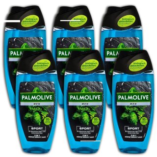 Palmolive Duschgel Men Sport 3in1 VPE (6x250ml Packung)