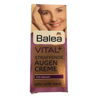 Balea Vital+ straffende Augencreme mit Calcium (15ml)