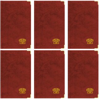 Stylex Adress- und Telefon Buch (6 Stück) VPE