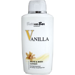 Bettina Barty Vanilla Hand & Body Lotion (500ml Flasche)