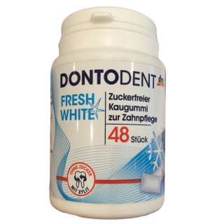 Dontodent Fresh White Zahnpflegekaugummis (48St)