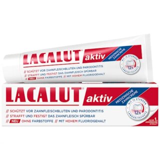 Lacalut aktiv Medizinische Wirkzahncreme (1x100ml Packung)