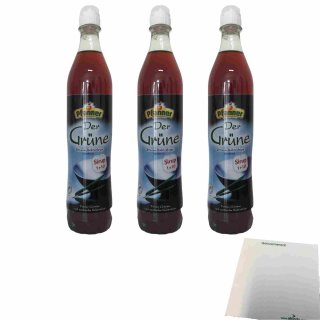 Pfanner Der Grüne Zitrone-Kaktusfeige Geschmack Sirup 3er Pack (3x700ml Flasche) + usy Block