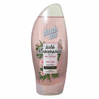 Duschdas Duschgel Wilde Blumenwiese Wildrose & Melisse (250ml Flasche)