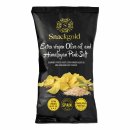 Snackgold Extra virgen Olive oil and Himalayan Pink Salt Chips 6er Pack (6x125g Beutel Chips mit Olivenöl und Himalaya Salz) + usy Block