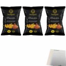 Snackgold Charissa Chips 3er Pack (3x125g Beutel Chips mit Harissa) + usy Block