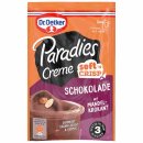 Dr. Oetker Paradies Creme softn crisp Schokolade mit Mandelkrokant 6er Pack (6x81g Beutel) + usy Block
